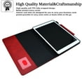 thumbnail image 2 of SaniMore for iPad Pro 10.5 Case 2017/2019 Wallet Case with Card Slots & Pen Holder [Auto Sleep] PU Leather Magnetic Ciasp Kickstand Shockproof TPU Shell Full-body Protective Retro Cover, Red, 2 of 5