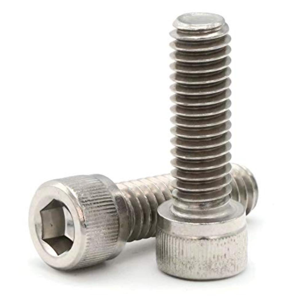 18-8 Stainless Steel Button Head Socket Cap Screws #10-32 x 2 Qty 100 