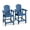 Navy Blue, variant on Dextrus 25" Tall Adirondack Chair Set of 2, Poly Bar Height Balcony Chairs, Weather Resistant Outdoor Barstool Lifeguard Chair for Deck Pool Patio and Porch, Navy Blue