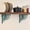 A-10.27x7.09in, variant on Vintage Scroll Cast Iron Shelf Bracket Heavy Duty Wall Support Preventque Black Corbel