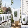 thumbnail image 7 of Winter Plants Cover with Clear Window Drawstring Non Woven Blanket Jacket Frost Protection for Outdoor Fruit Trees Potted Plants Shrubs Garden Cold Wind Antifreeze Tree, White C, 31.5 X 47.2 In, 7 of 7