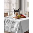 thumbnail image 6 of Eucalyptus Grey Table Cloth, Farmhouse Leaves Summer Spring Leaf Waterproof Tablecloth for Rectangle Tables, Reusable Washable Fabric Table Cover for Restaurant Kitchen Dining Tables 60"x84", 6 of 6