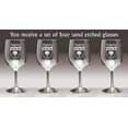 thumbnail image 2 of Hagerty Irish Coat of Arms Wine Glasses - Set of 4 (Sand Etched), 2 of 2