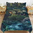 thumbnail image 2 of Jurassic Dinosaur Bedding Sets Twin Duvet Cover 3 Piece Cute Bed Set for Boys Girls Kid, 2 of 6