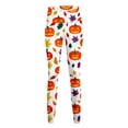 thumbnail image 6 of Halloween Leggings for Women Elastic High Waist Funny Pumpkin Ghost Print Tights Pants Workout Yoga Pants, 6 of 7