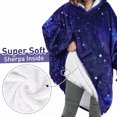 thumbnail image 4 of Catalonia Oversized Wearable Blanket Hoodie Sweatshirt, Comfortable Sherpa Lounging Pullover for Adults Men Women Teenagers Wife Girlfriend Gift, 4 of 6
