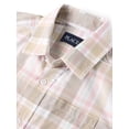 thumbnail image 2 of The Children's Place Boys Short Sleeve Plaid Poplin Button Up Shirt, Sizes XS-XXL, 2 of 3