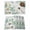 Green Gray, variant on Daisy Spring Floral Placemats Set of 12, Eucalyptus Leaves Watercolor Wooden Placemats for Dining Table, Place Mats for Kitchen Tabletop, Waterproof Wipeable Dining Table Mats Set