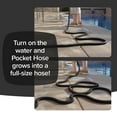 Pocket Hose Silver Bullet 75 ft Turbo Shot Nozzle Multiple Spray