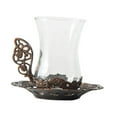 thumbnail image 2 of Taza de té con flores, vaso de vidrio, taza para jugo, té, leche, vaso para beber, tazas de espresso para graduación femenina, regalo de cumpleaños Rojo, 2 of 8
