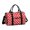 Red Christmas Tree Pattern, variant on Red Christmas Tree Pattern Gym Bag with Shoe Compartment, Weekender Bag with Wet Pocket and Trolley Sleeve, Durable Gifts Ideas for Gym Travel Weekend,17.3 X 11.8 X 7.5 Inches