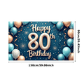 thumbnail image 7 of Colorful Design Happy Birthday Banner Decorative Balloons Party Backdrop for Birthday Party Milestone Celebration Event Decoration, 7 of 7