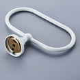 thumbnail image 4 of Rust Proof Towel Ring White For Hanging Towels 1Pack 8.3X5.1In, 4 of 8