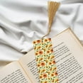 thumbnail image 6 of Kdxio Sunflowers And Butterflies Print Metal Tassel Bookmarks,Perfect Gift for Art Lovers and Bookworms Metal Bookmarks for Women, 6 of 8