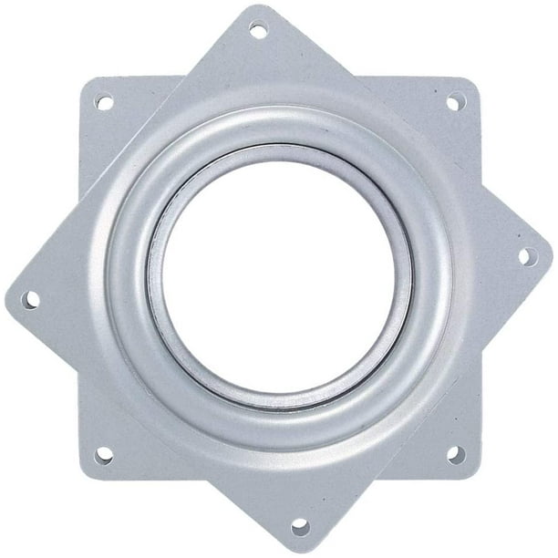 4 Inch Square Turntable 360 Degree Swivel Turntable with Steel Ball