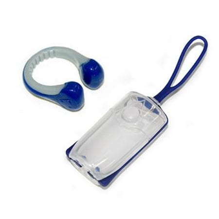 - Aqua Sphere Silicone Nose Clip with carrying case
