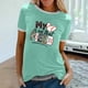 thumbnail image 1 of Fiudx Liquidación de Ofertas Flash Blusa Holgada de Manga Corta con Cuello Redondo y Manga Abombada para Mujer, 1 of 6