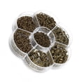 thumbnail image 2 of 1450 Pieces/Set Open Jump Rings Bangle 3-10mm Connectors Jewellery Findings DIY Crafting Handicraft Accessories Red Bronze, 2 of 10