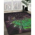 thumbnail image 3 of Ahgly Company Machine Washable Indoor Rectangle Transitional Midnight Gray Area Rugs, 4' x 6', 3 of 7