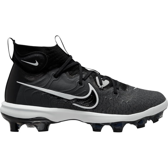 Nike Men's Alpha Huarache NXT TPU Baseball Cleats (Black/Grey, 13, D)