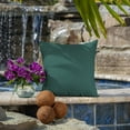 thumbnail image 2 of ARDEN Outdoor Toss Pillow, Set of 2, 16 x 16, Water Repellent, Fade Resistant 16 x 16, Peacock Blue Green Texture, 2 of 4