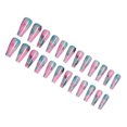 thumbnail image 2 of Seitruly Uñas postizas de ataúd, estilo francés clásico, uñas a presión, cubierta completa, punta de uñas, pegatinas de manicura de viscosidad Arte de uñas tipo 17 Seitruly CE012296-17B, 2 of 6
