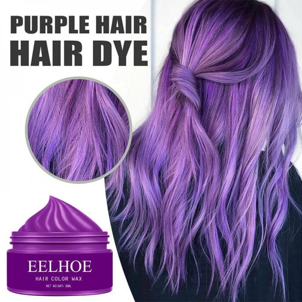 Disposable Color Hair Wax Styling Pomade Grey Natural Hair Strong Gel Cream Hair Dye for Women
