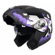 thumbnail image 2 of Casco Sleek Para Moto Abatible Certificado M (57-58 cm) VIOLETA NEGRO Halloween, 2 of 5