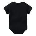 thumbnail image 3 of Zshosam Baby Girl Short Sleeve Romper Baby Girl Summer Clothes Plaid Print Fly Short Sleeve Romper (Black,18-24 Months), 3 of 3