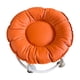 thumbnail image 1 of Taburete giratorio de 360 degree con asiento bajo y ruedas, para tareas domésticas, silencioso, resistente, pequeño naranja, 1 of 9