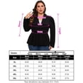 thumbnail image 6 of Yesfashion Womens Plus Size Blazer Long Sleeve Notch Lapel Casual Work Blazers Two Button Open Front Pockets Jackets, 6 of 6