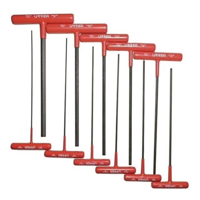 Juego 11 Llaves Hexagonales T Ergonómicas Pulgadas 9 urrea Urrea 4967LGP