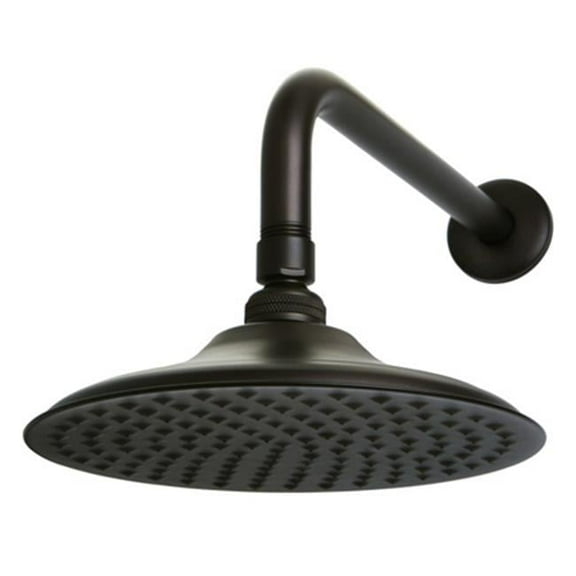 Victorian 8 in. Shower Head with 12 in. Shower Arm, Oil Rubbed Bronze