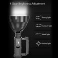 thumbnail image 3 of LED Searchlight, Strong Bright Long Range Lighting Waterproof HandheldFlashlight with Multifunction Bracket, 3 of 5