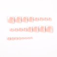 thumbnail image 2 of 24 Pack Fake Toenails Short Square Glitter Powder Simple White Border French False Toenails Artificial Toenails For Summer Beach Full Coverage Toenail, 2 of 5