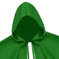 thumbnail image 4 of Capa de Halloween Cosplay accesorios de disfraz capa de capa con capucha Medieval Verde Yinane Capucha de Halloween, 4 of 8