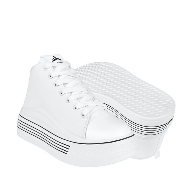 TENIS CASUALES MUJER URSS TEXTIL BLANCO