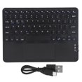 thumbnail image 2 of w ireless B luetooth Keyboard, w ireless Keyboard with Touchpad & Square Cap, Ultra Slim Keyboard  for Smartphones, Tablets, Laptops, Desktop Computers, PC Keyboard, 2 of 7