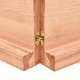 thumbnail image 3 of vidaXL Table Top Light Brown 140x60x(2-6)cm Treated Solid Wood Live Edge, 3 of 7