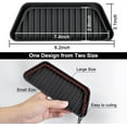 thumbnail image 2 of KindGa Refrigerator Drip Catcher Tray,Protector Ice and Water Dispenser Pan,Fridge Spills Water Pad Catch Basin for Drainage 2 Pack (Rectangular,Grey)_Gift Of G, 2 of 4