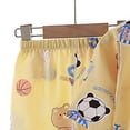 thumbnail image 4 of Xudanell Girls Pajamas Summer Short Sets Mermaid Sleepwear Cotton Toddler Pjs Clothes (18-24 Months,Yellow), 4 of 4