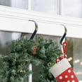 thumbnail image 2 of Cififendec Christmas Stocking Holders Metal Mantel Stocking Hangers Adjustable Hanging Grip Stockings Clip Set, 2 of 3