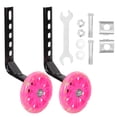 thumbnail image 3 of SHISUYAN 2pcs Bike Wheels Flash Auxiliary Wheels for Children Bike Compatible for 12-20 Inch Bikes, 3 of 5