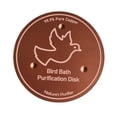thumbnail image 4 of S SERENABLE Bird Bath Copper Disk 0.6mm Thickness Easy to Use Saves Time 3 Point Support Flying Bird, 4 of 9