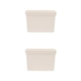 thumbnail image 4 of Cateissary Portalápices Caja de tiza conveniente Contenedores de sujeción Soportes de marcadores simples Contenedor de almacenamiento Caja de blanco Caja de tiza 2Conjunto, 4 of 6