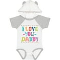 thumbnail image 3 of Inktastic Fathers Day I Love You Daddy Boys or Girls Baby Bodysuit, 3 of 5