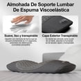 thumbnail image 3 of Almohada Lumbar,Espuma viscoelástica para Espalda,Puede Calentar y masajear,Cooling Lumbar Support Pillow,Cojin para coxis y ciatica Lumbar,para Camas,sillas de Oficina,Asientos de Coche, 3 of 7