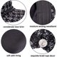 thumbnail image 5 of Gorro de boina para mujer Sombreros casuales de moda Sombrero de visera con estilo retro Gorro de invierno para dama (M, 56-58 cm), negro, 1 pieza kaili Sencillez, 5 of 5