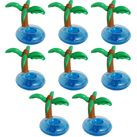 Sonarun 50 Pack Inflatable Drink Holders Float Toy
