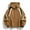 Coffee, variant on Christmas Clearance Ofreoo Men's Stitching Drawstring Hooded Slim Fashion Jacket Coat Outwear